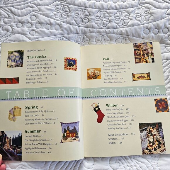 Four Seasons In Flannel Quilting Book By Jean Wells & Lawry Thorn - 23 Projects - Picture 4 of 10